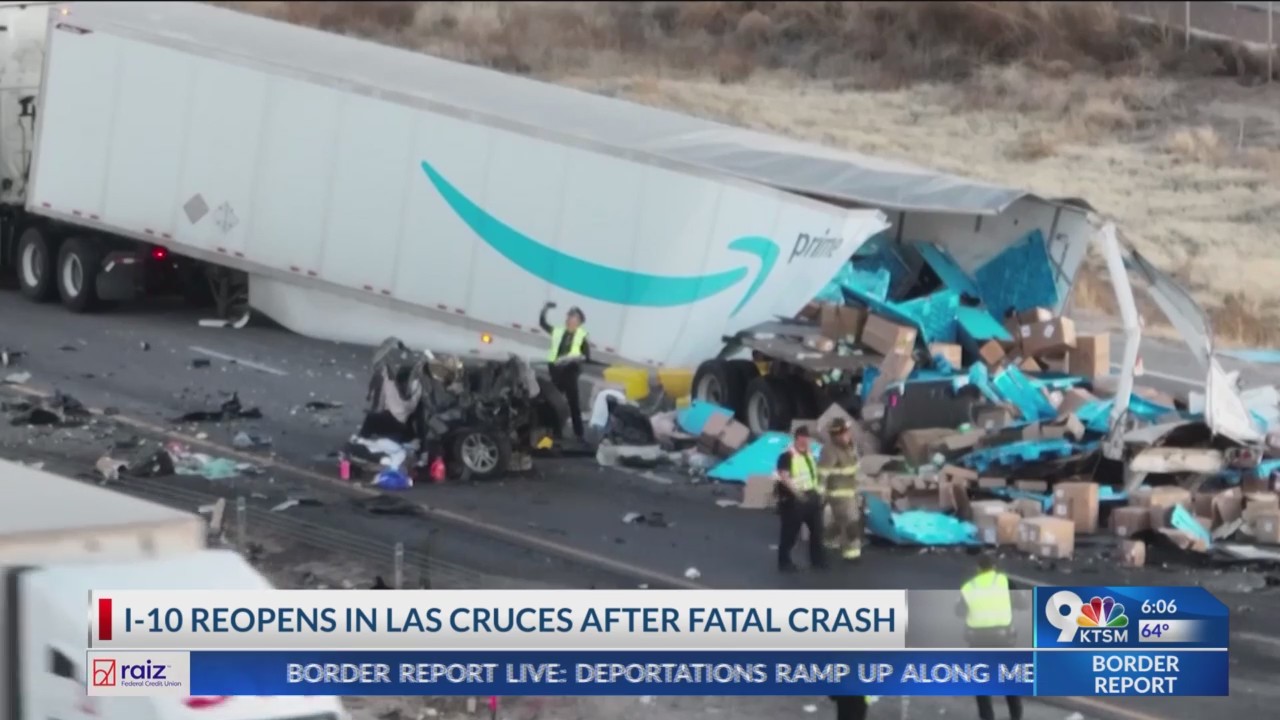 1 person dead after crash on I-10 in Las Cruces – KTSM 9 News