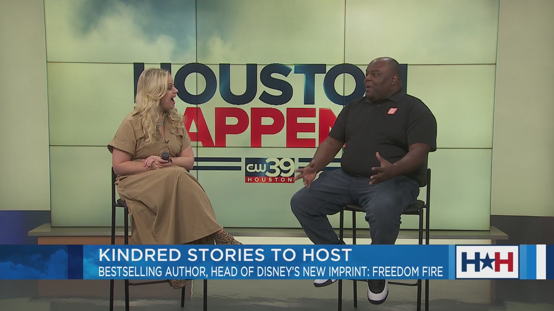 Kwame Mbalia, Freedom Fire Book Signing Houston Happens CW39 Houston