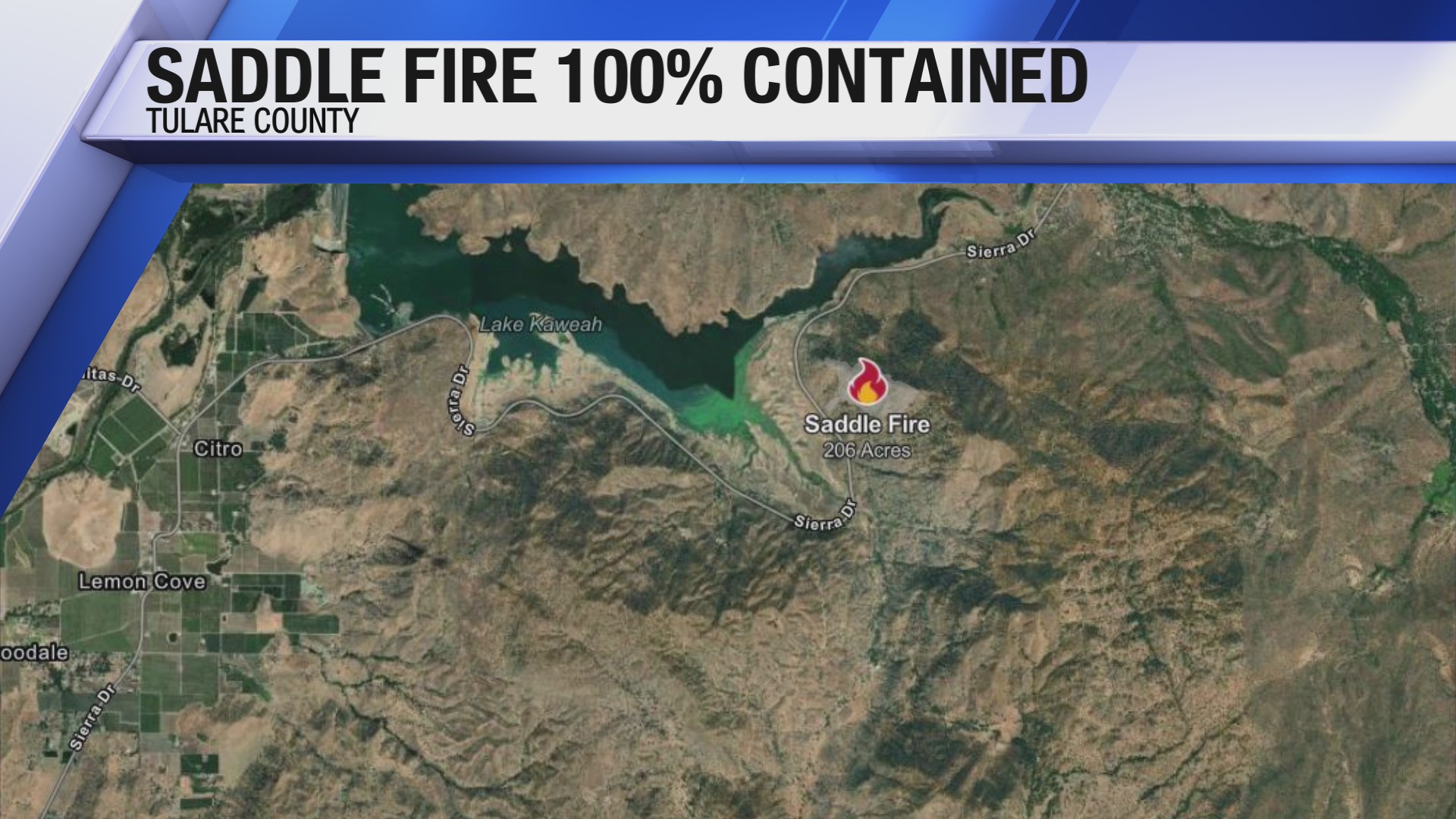 Highway 198 impacted by fire near Lake Kaweah – CBS47 and KSEE24 | News ...