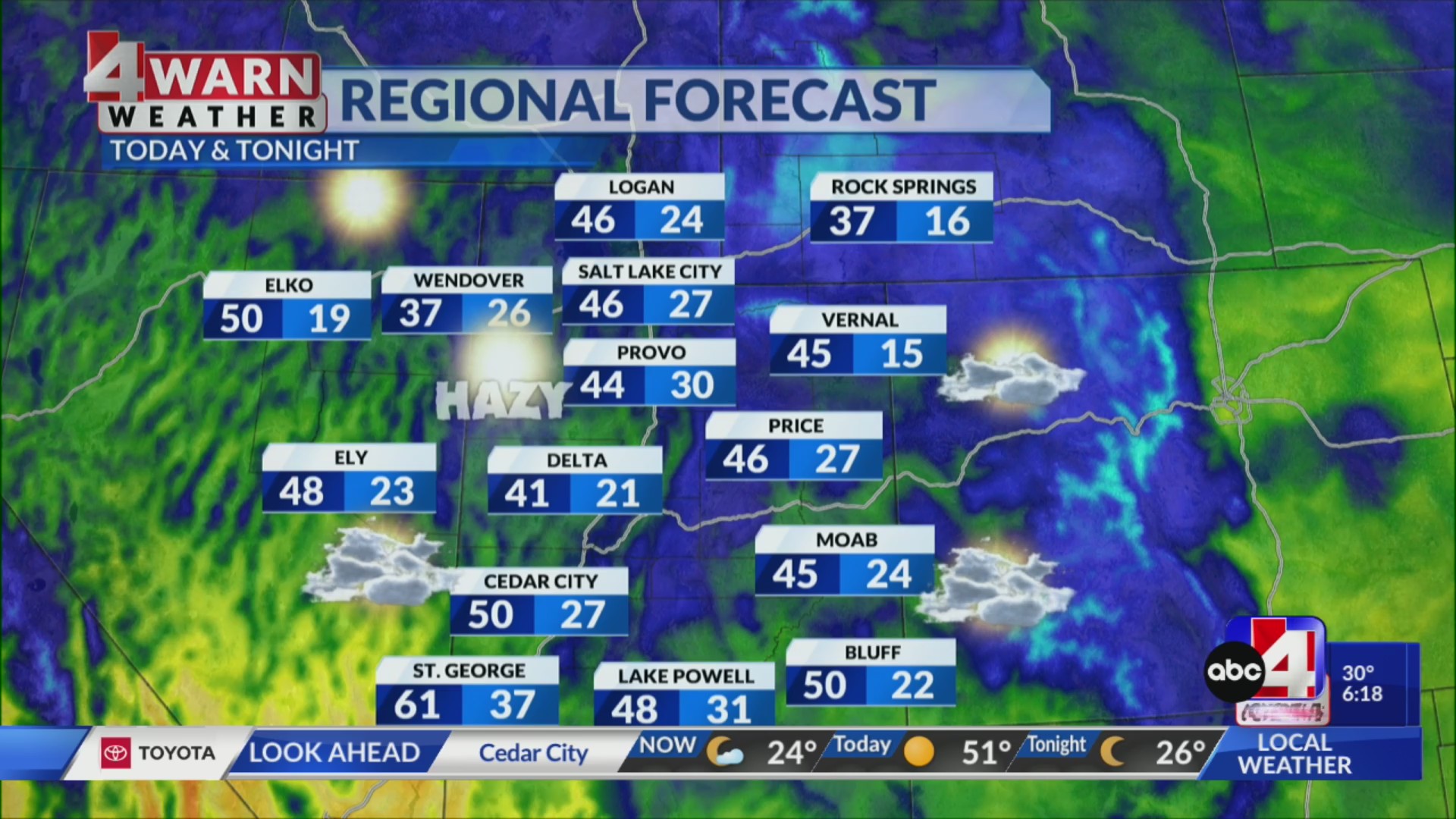 Dry and stable as haze builds in Utah’s valleys – ABC4 Utah