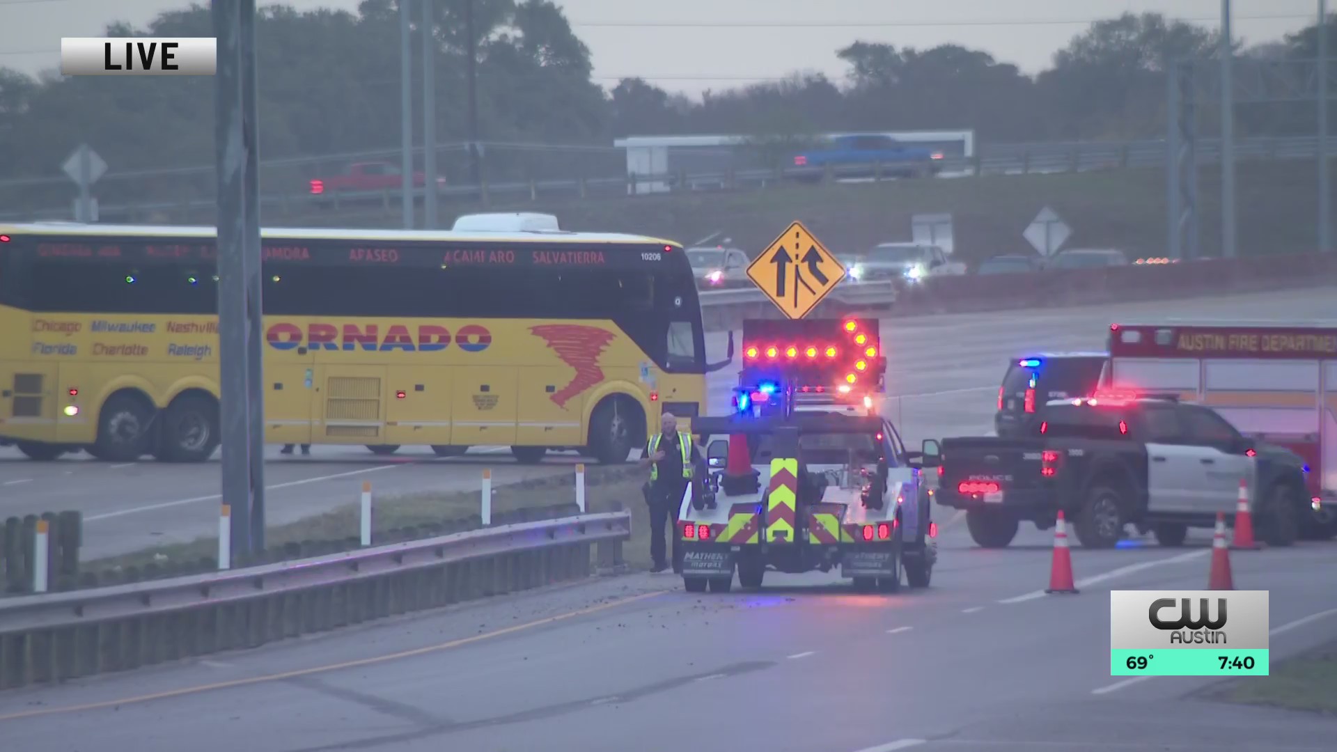 TRAFFIC ALERT: 1 dead in auto-pedestrian crash on Ben White Boulevard ...