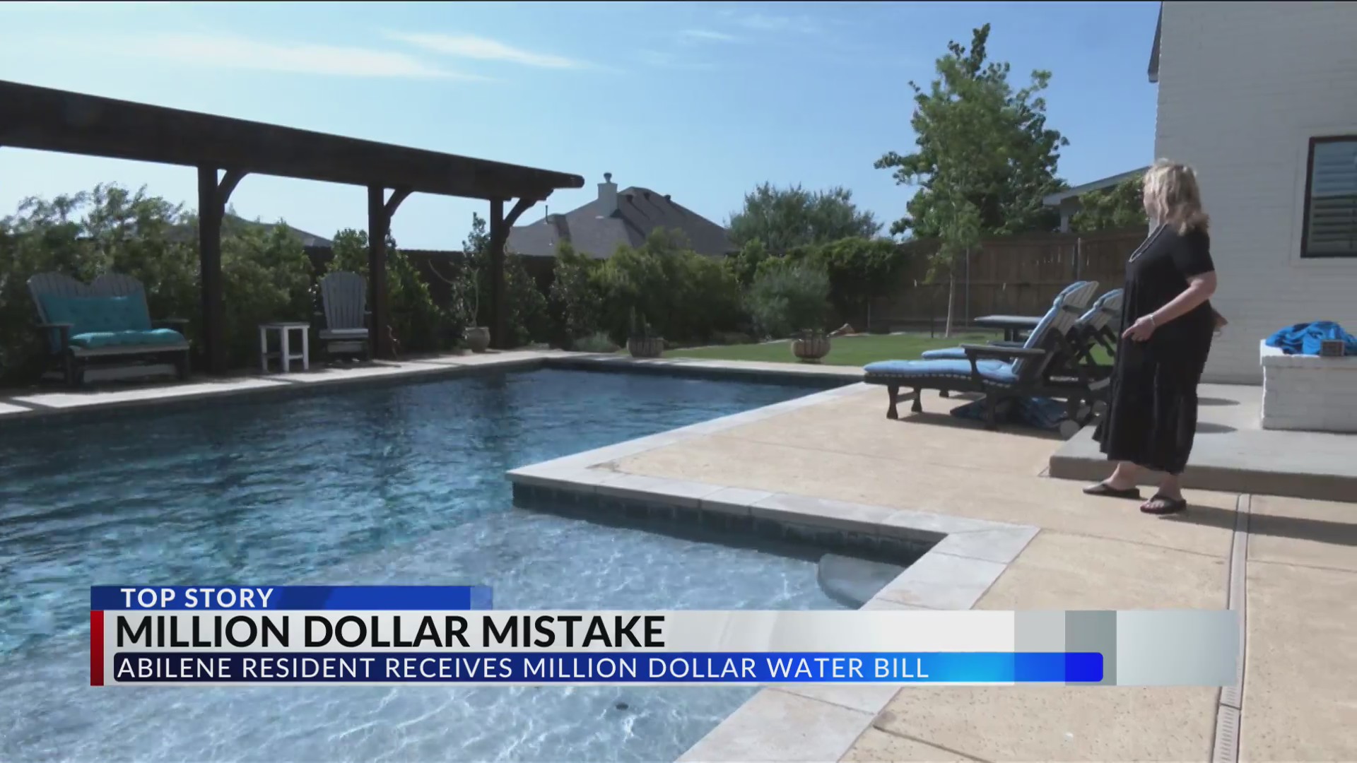 Abilene woman shocked to discover nearly million-dollar water bill