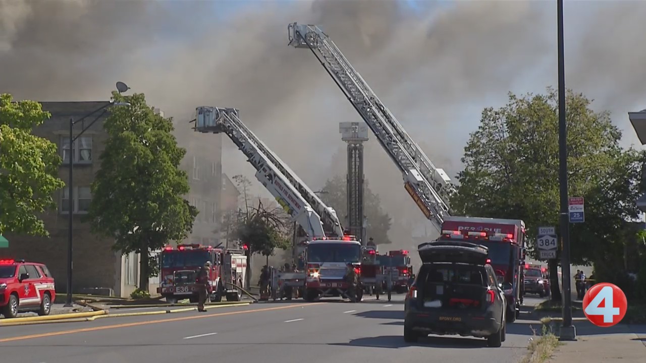 4 taken to ECMC after fire on Delaware Avenue – News 4 Buffalo