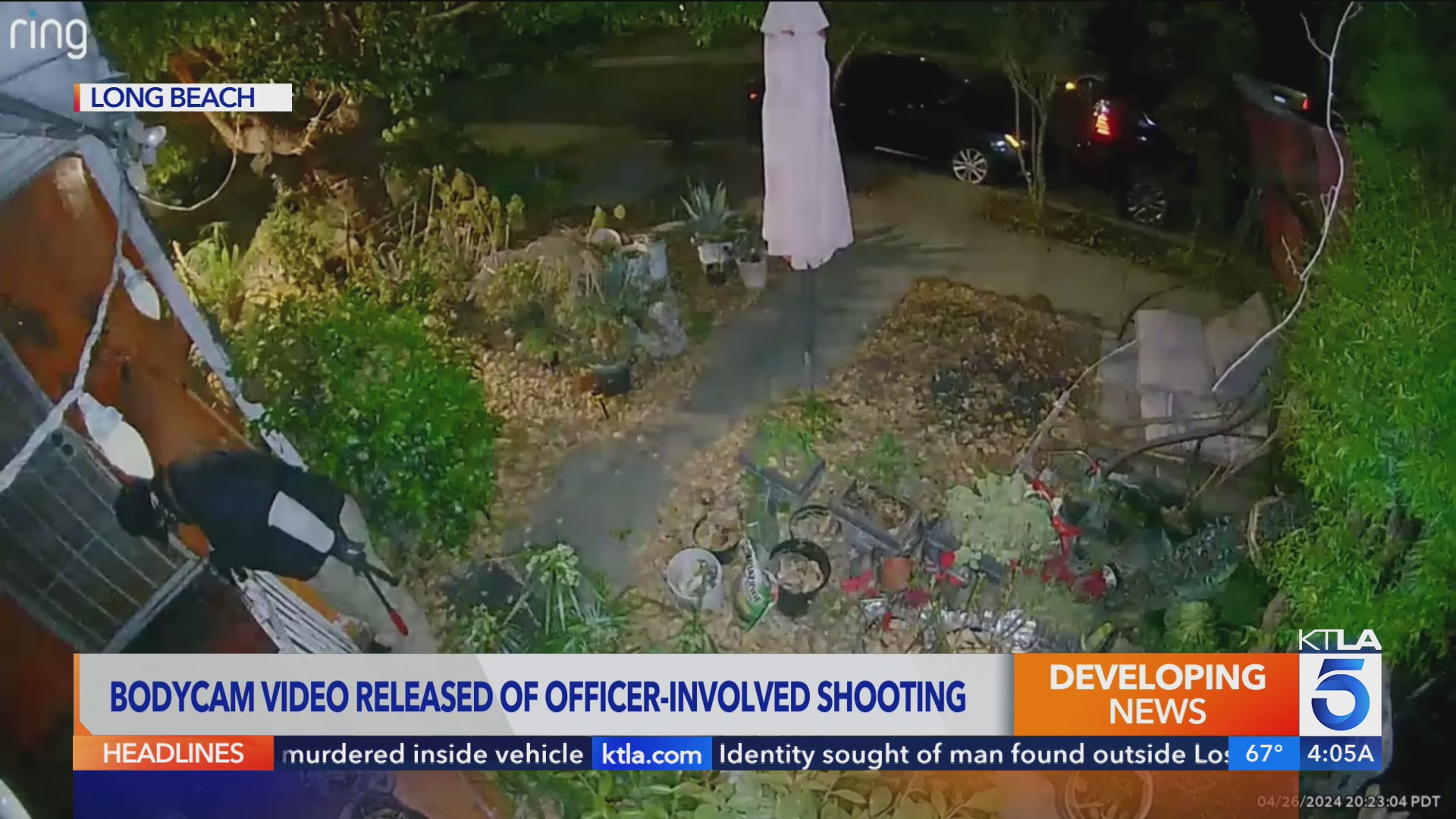 Video: Armed robbery suspect, 17, shot dead by police in Long Beach – KTLA