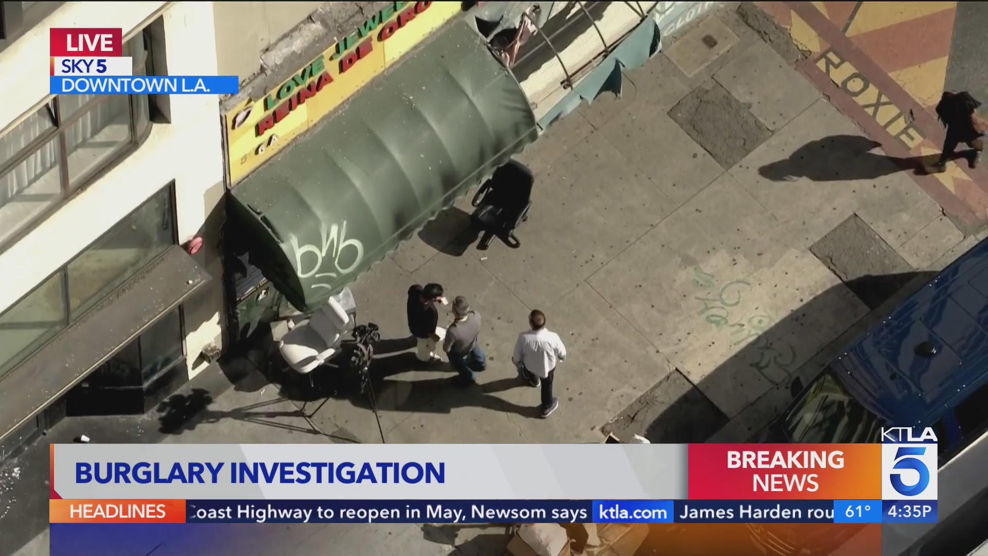 Burglars take millions in jewelry from downtown Los Angeles store – KTLA