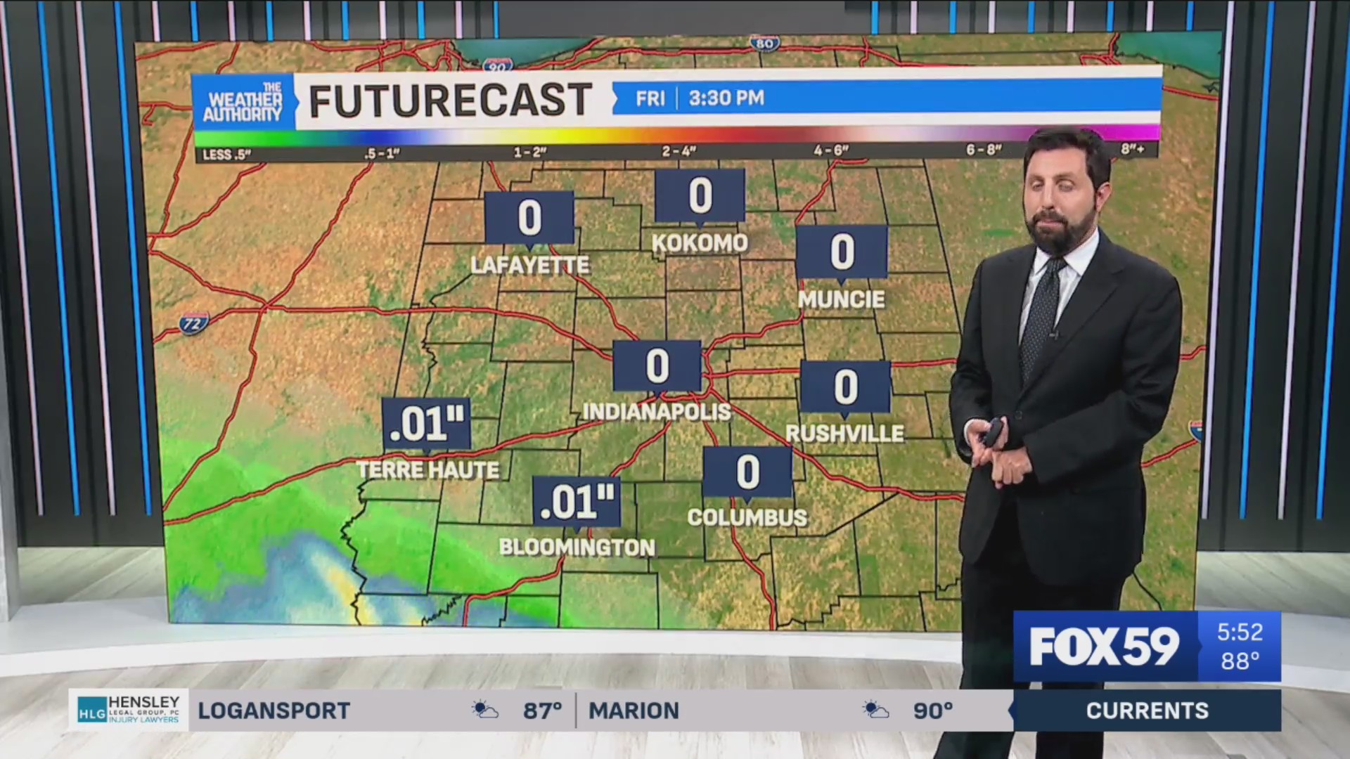 Needed rains miss Central Indiana as warmth prevails – Fox 59