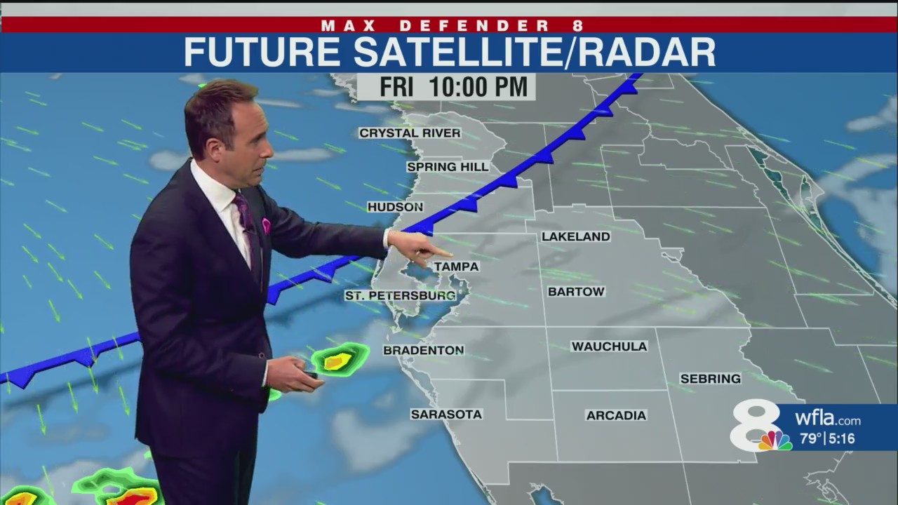 Jeff’s forecast for Thursday evening has when you can expect a quick ...
