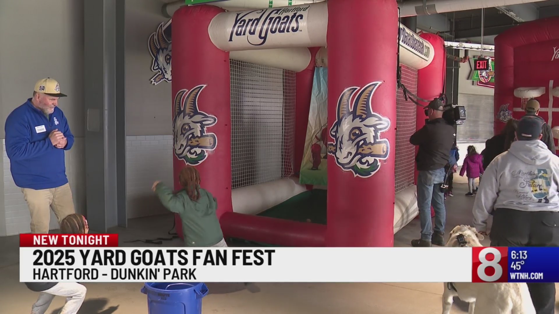 The Hartford Yard Goats kicked off the 2025 season at Dunkin’ Park on
