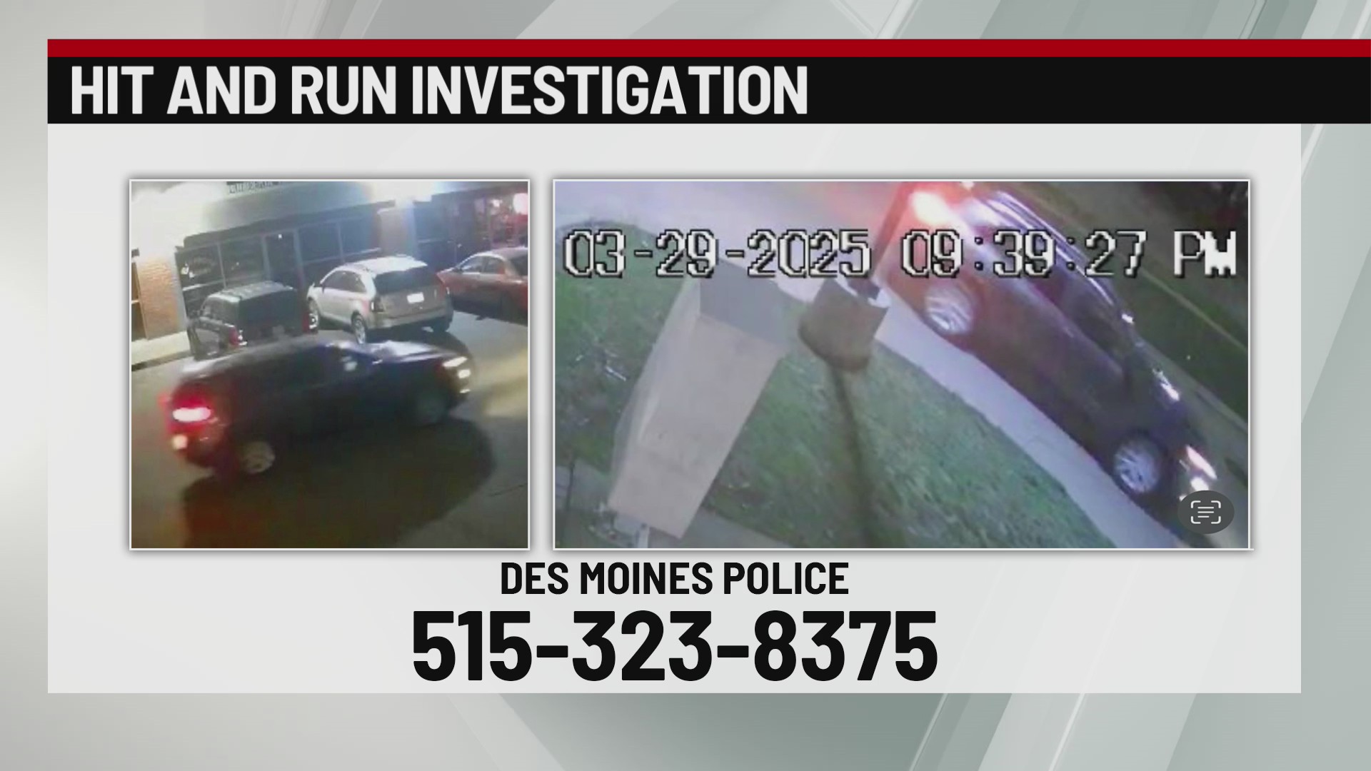 DMPD releases photos of vehicle that may be linked to deadly hit-and ...