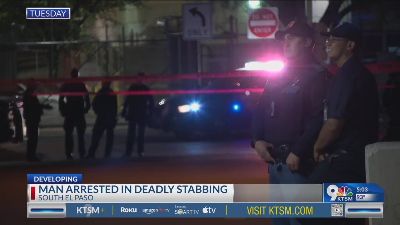 Man charged in fatal stabbing in South El Paso – KTSM 9 News