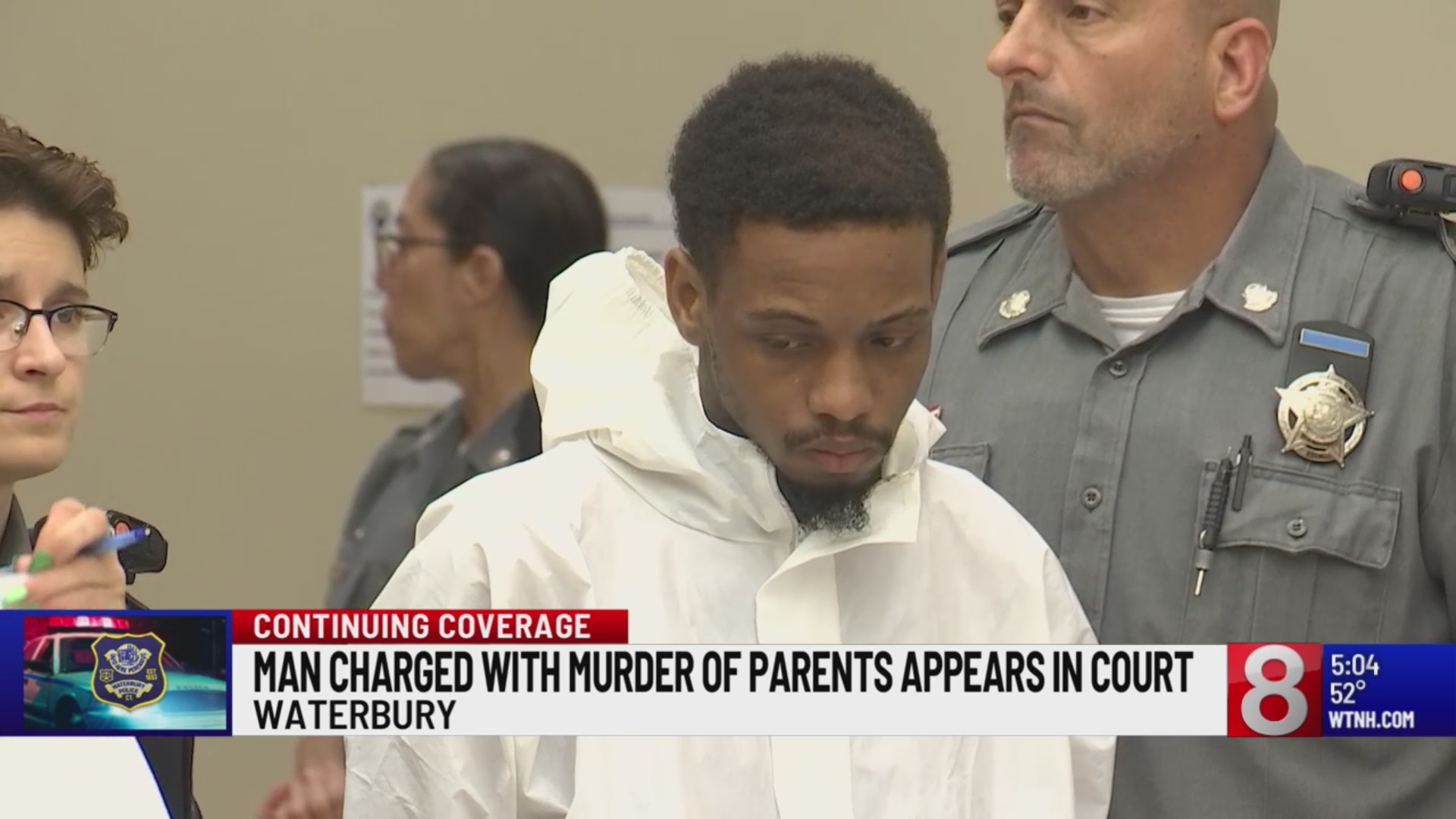 Waterbury man charged with murder of his parents appears in court ...