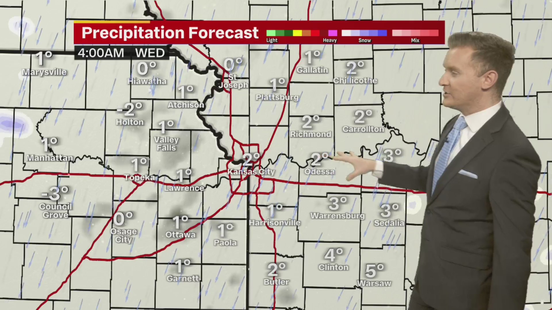 FOX4 Forecast: Accumulating snow & record cold – FOX 4 Kansas City WDAF ...