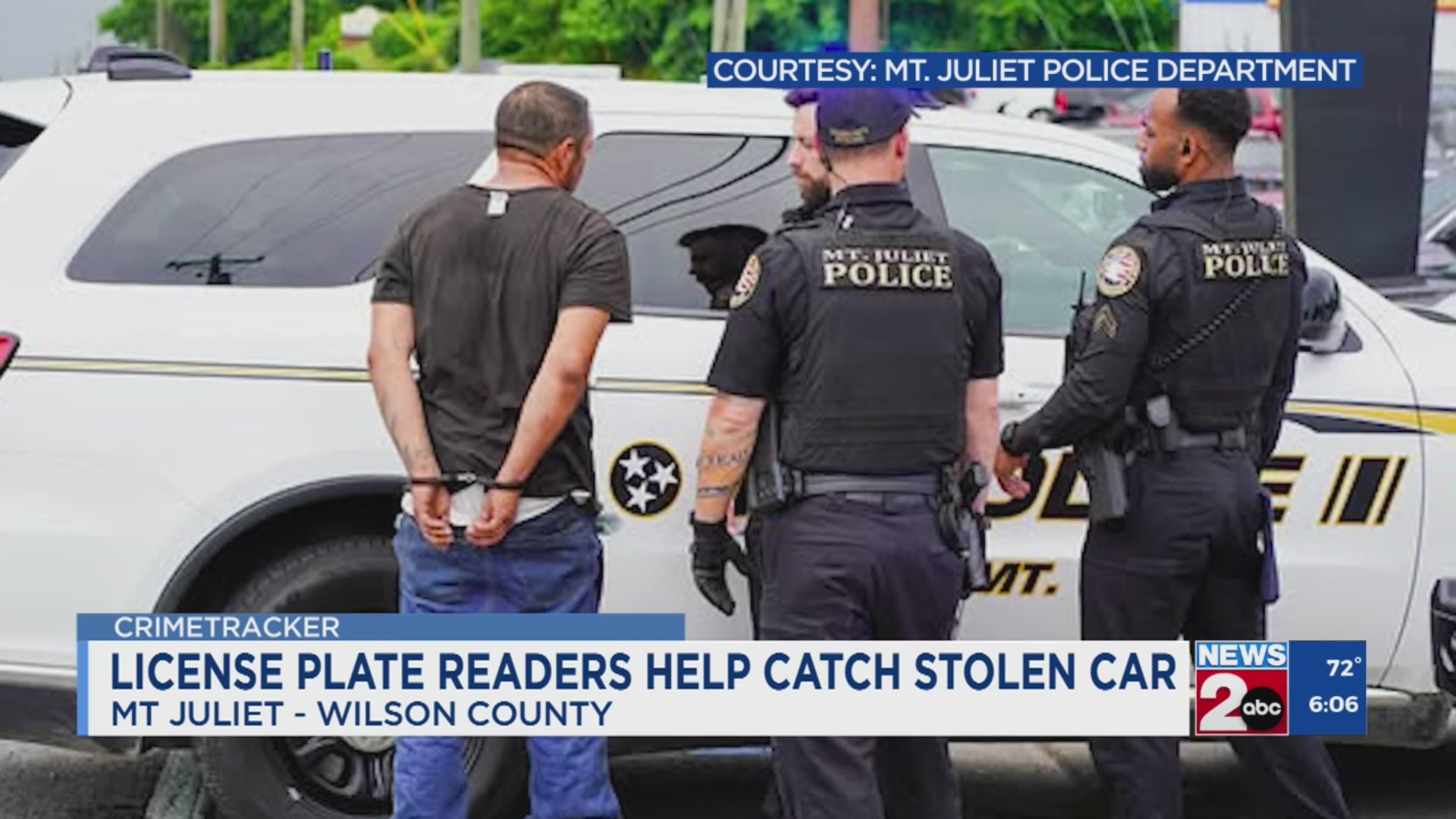 2 convicted felons arrested in stolen car in Mt. Juliet – WKRN News 2