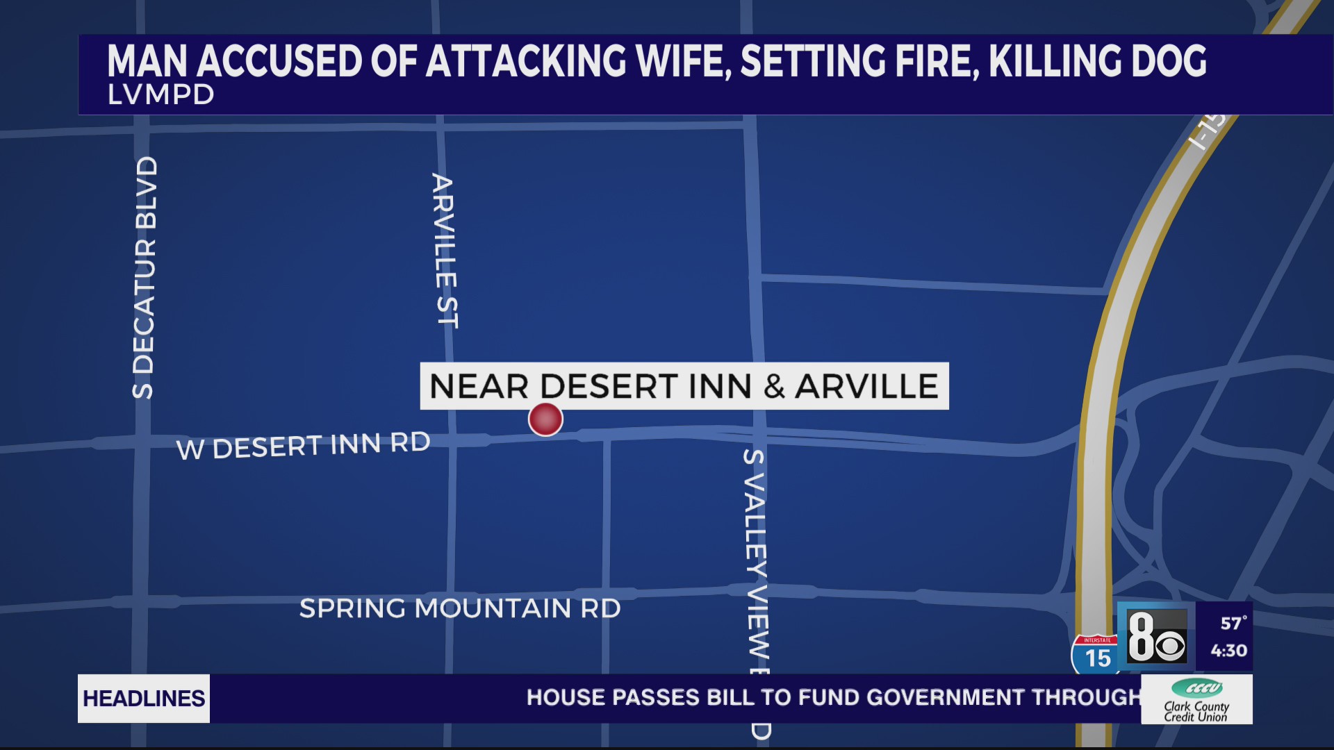 Las Vegas man accused of attacking wife with hammer, setting fire ...