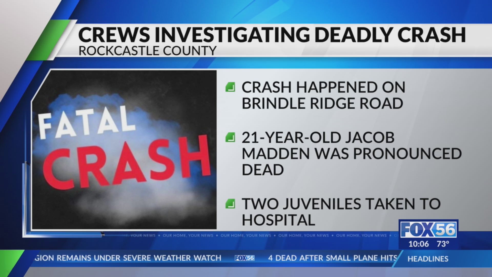 Berea man killed in Rockcastle County head-on crash – FOX 56 News