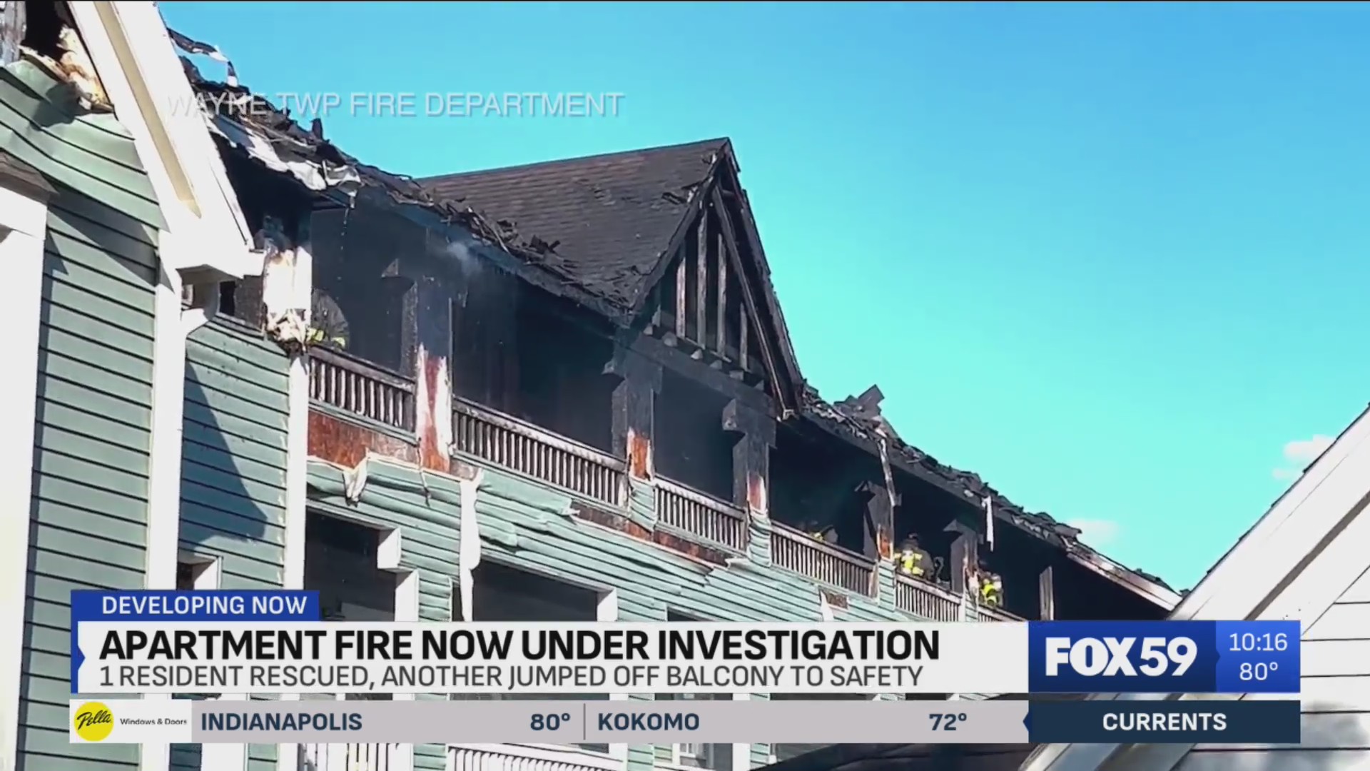 2 residents, 2 firefighters injured in fire at apartment complex on ...