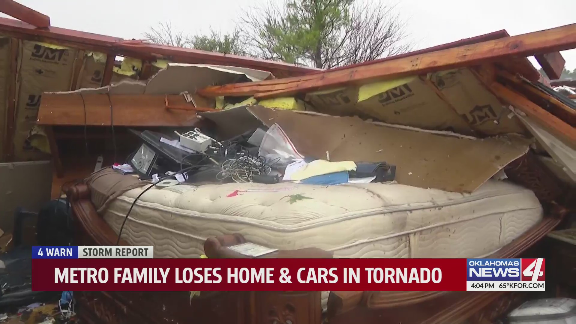 Metro family loses home and cars in tornado – KFOR.com Oklahoma City