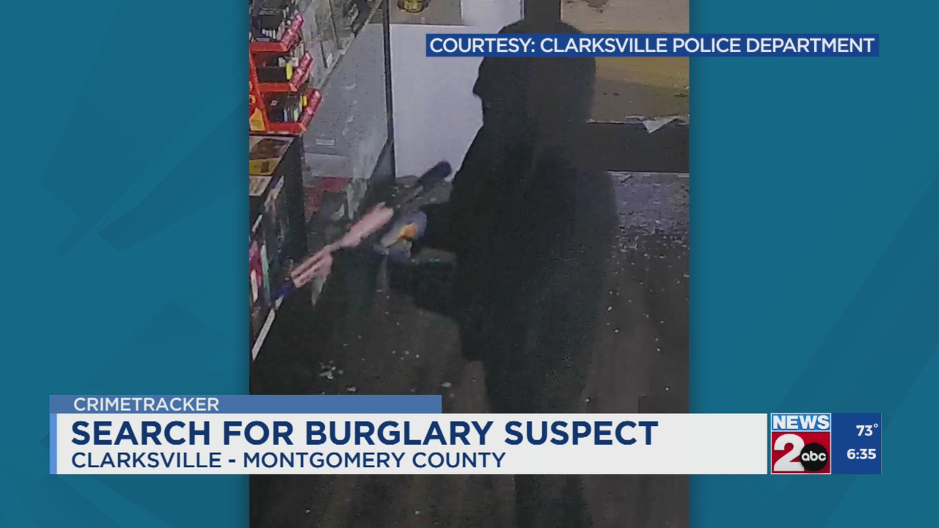 Search for a burglary suspect in Clarksville – WKRN News 2