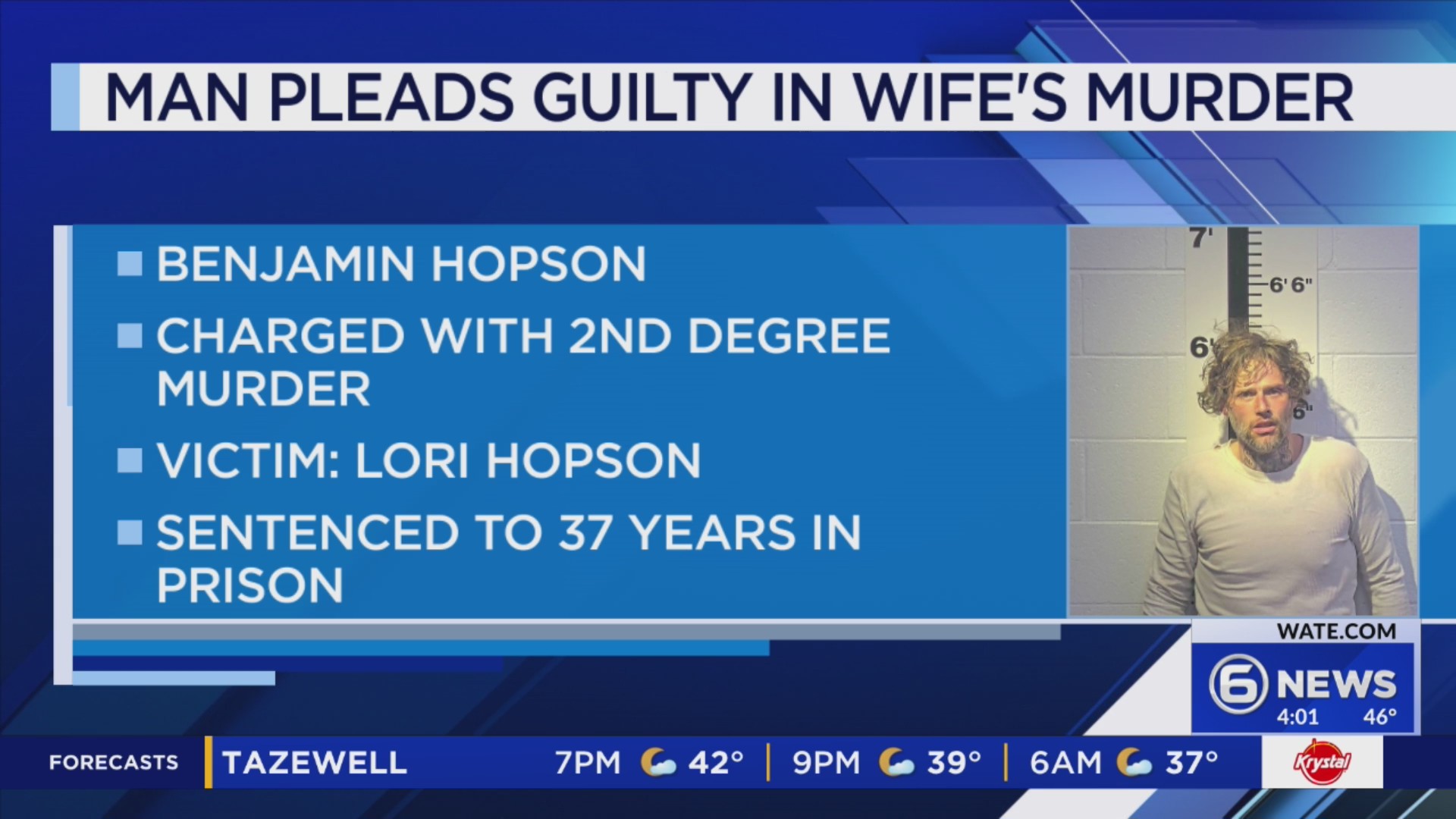 Man pleads guilty to wife’s murder – WATE 6 On Your Side