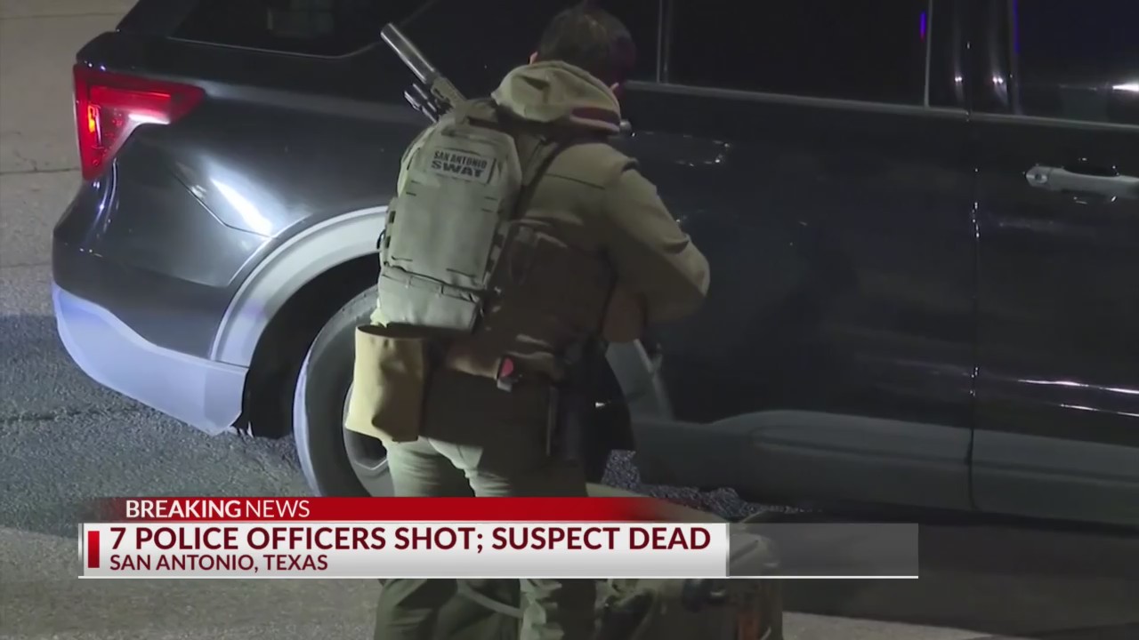 Seven police officers shot in San Antonio; Suspect dead – NBC4 WCMH-TV