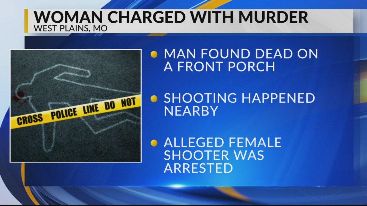 West Plains woman arrested for murder after man found shot – KOLR ...