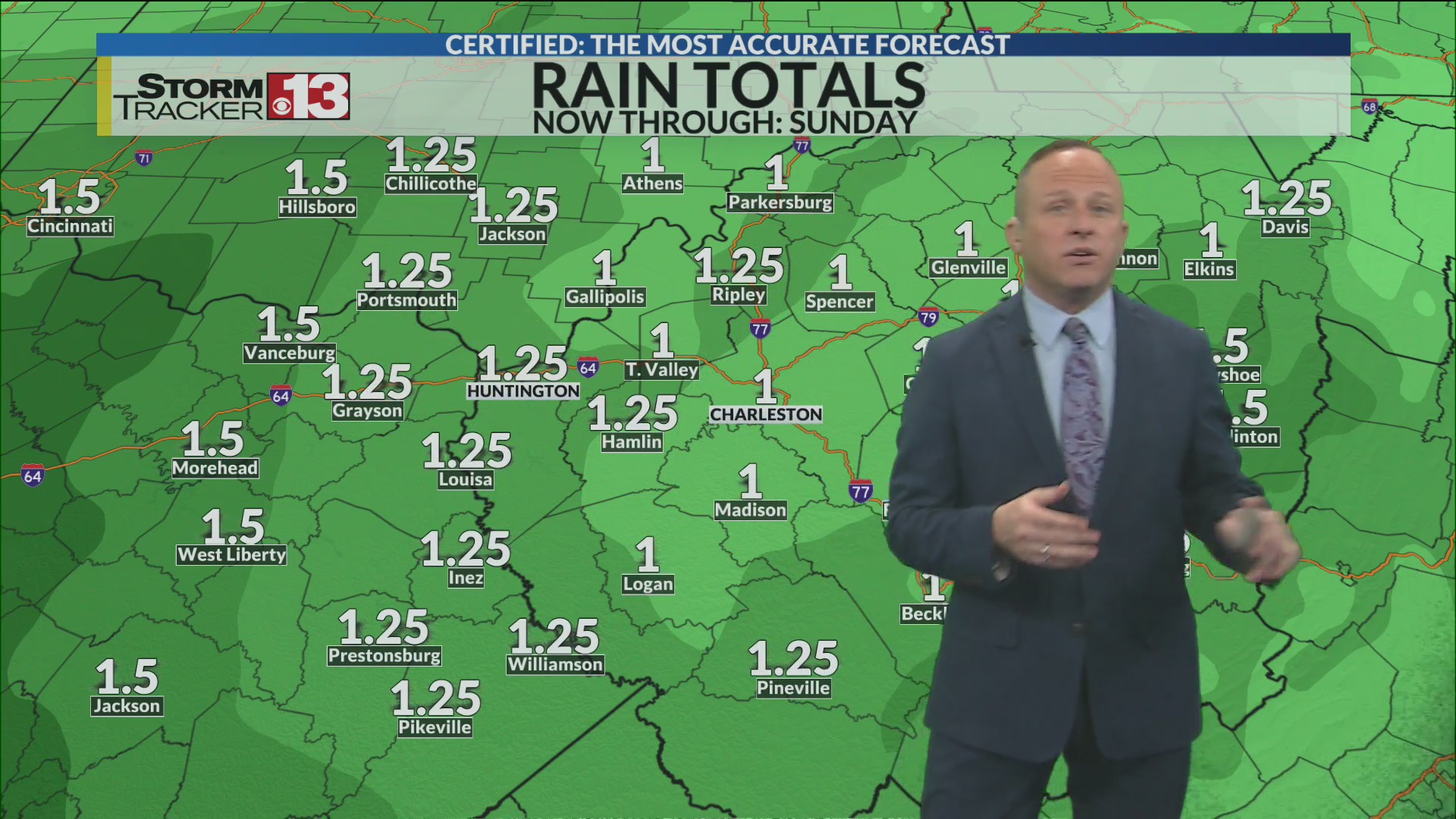 Warming up with weekend storms! – WOWK 13 News