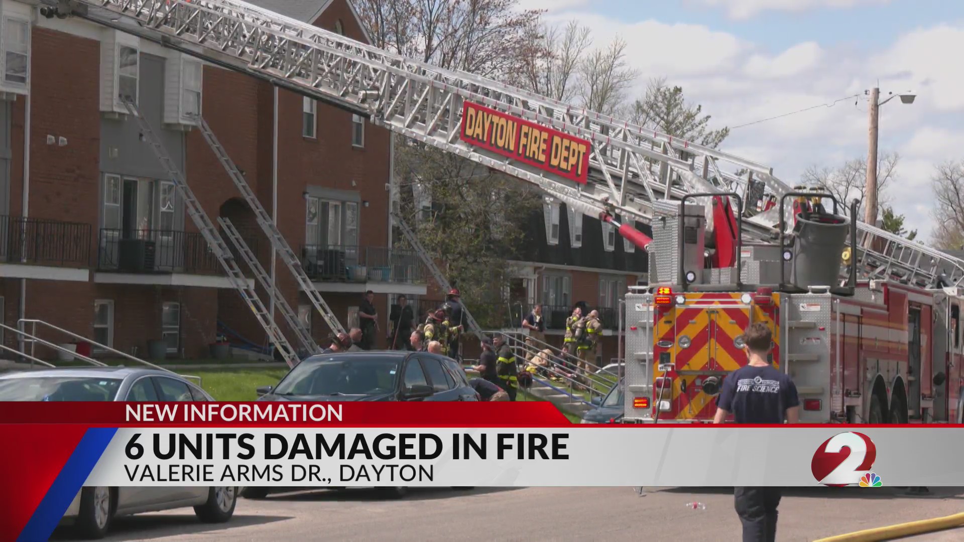 6 units damaged in fire at Valerie Arms apartments – WDTN.com