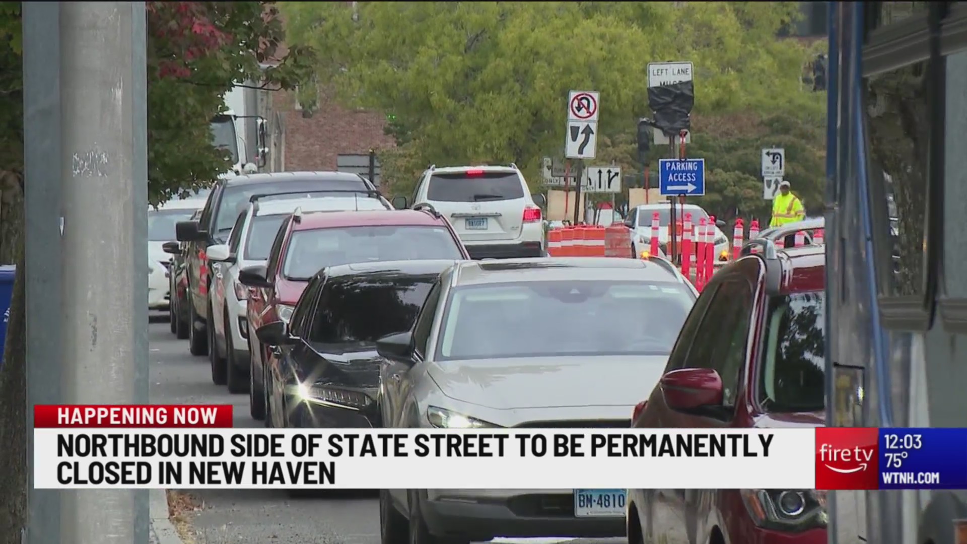 Northbound side of State Street in New Haven closes for infrastructure ...