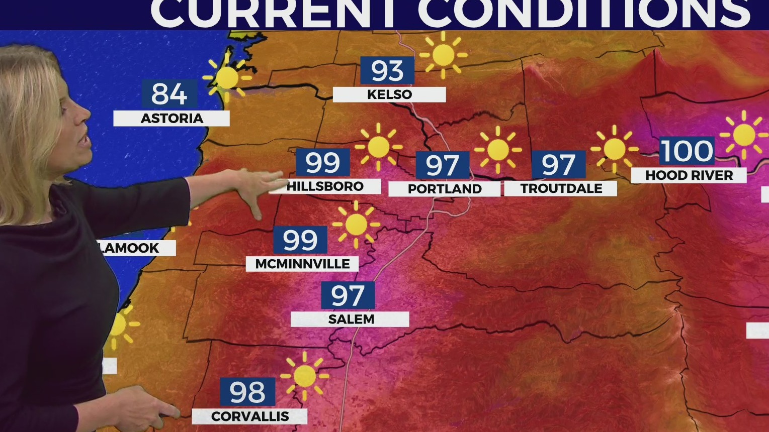 Weather Forecast: Hot temps still sizzling – KOIN.com