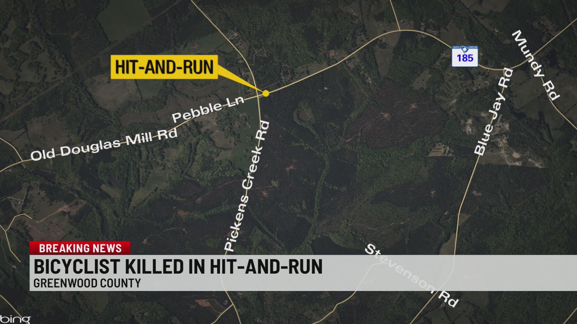 Bicyclist killed in hit-and-run crash in Greenwood Co. – WSPA 7NEWS