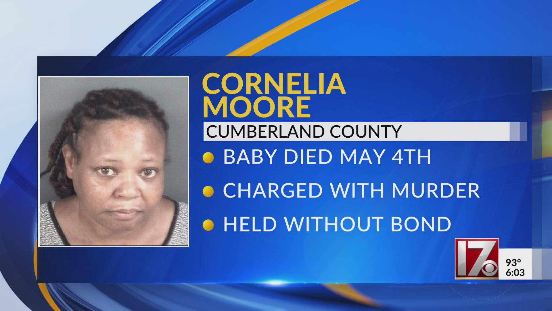 Woman charged in murder of baby in Cumberland County – CBS17.com
