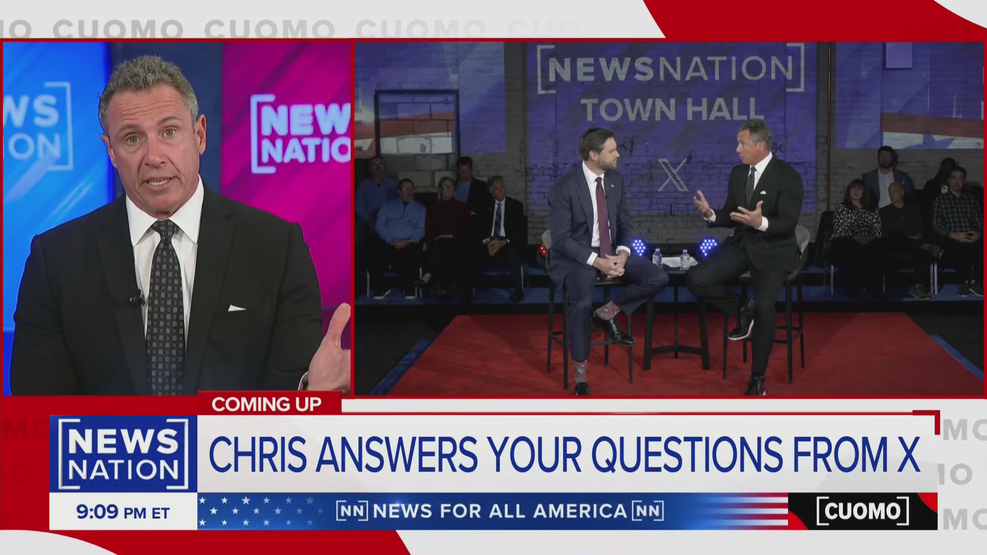 Chris Cuomo reacts to JD Vance’s town hall Vance Town Hall CBS 42