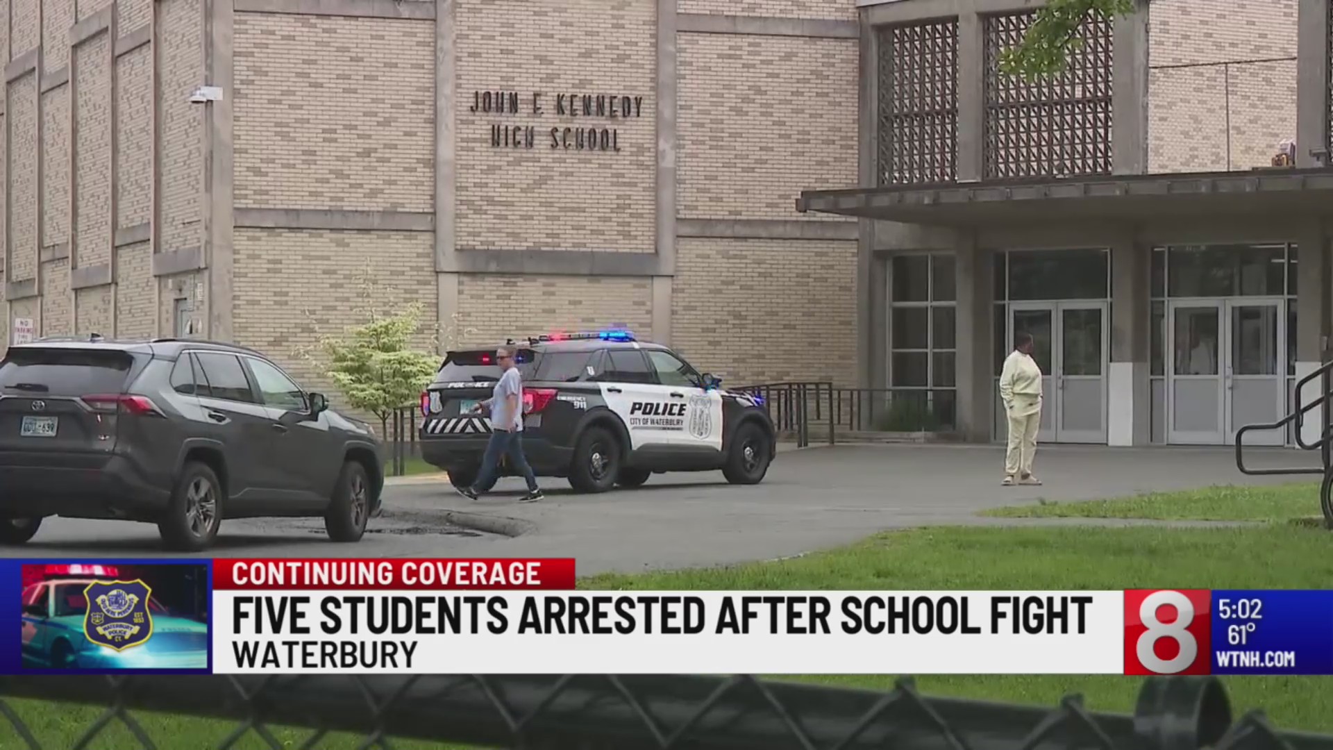 5 students arrested after fight at Waterbury high school – WTNH.com