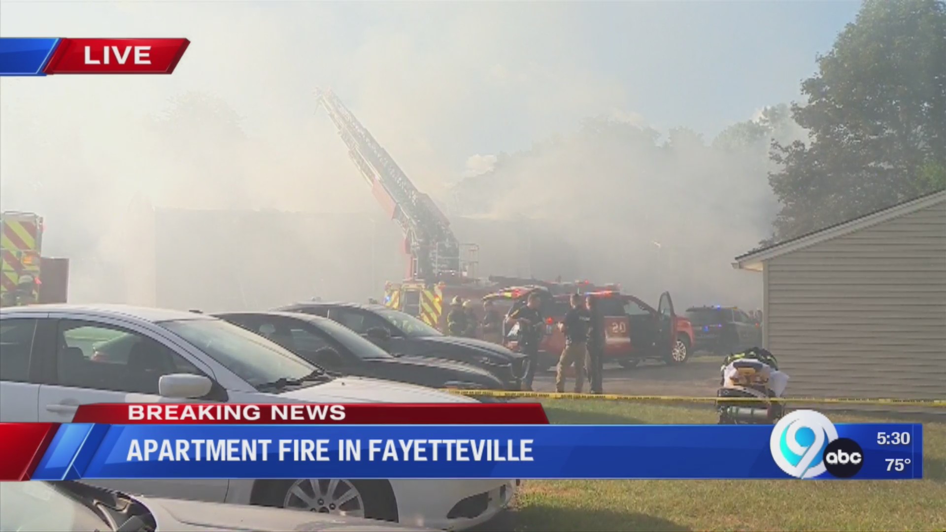Multiple crews battle apartment fire in Fayetteville – WSYR
