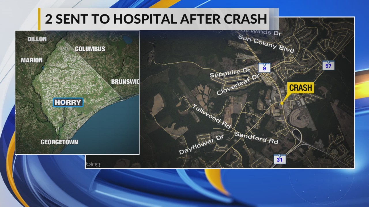 2 hurt in Longs-area crash, Horry County Fire Rescue says – WBTW
