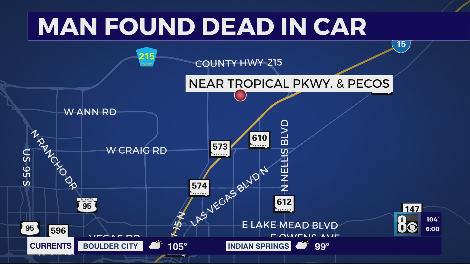 Man found dead inside vehicle in North Las Vegas – KLAS