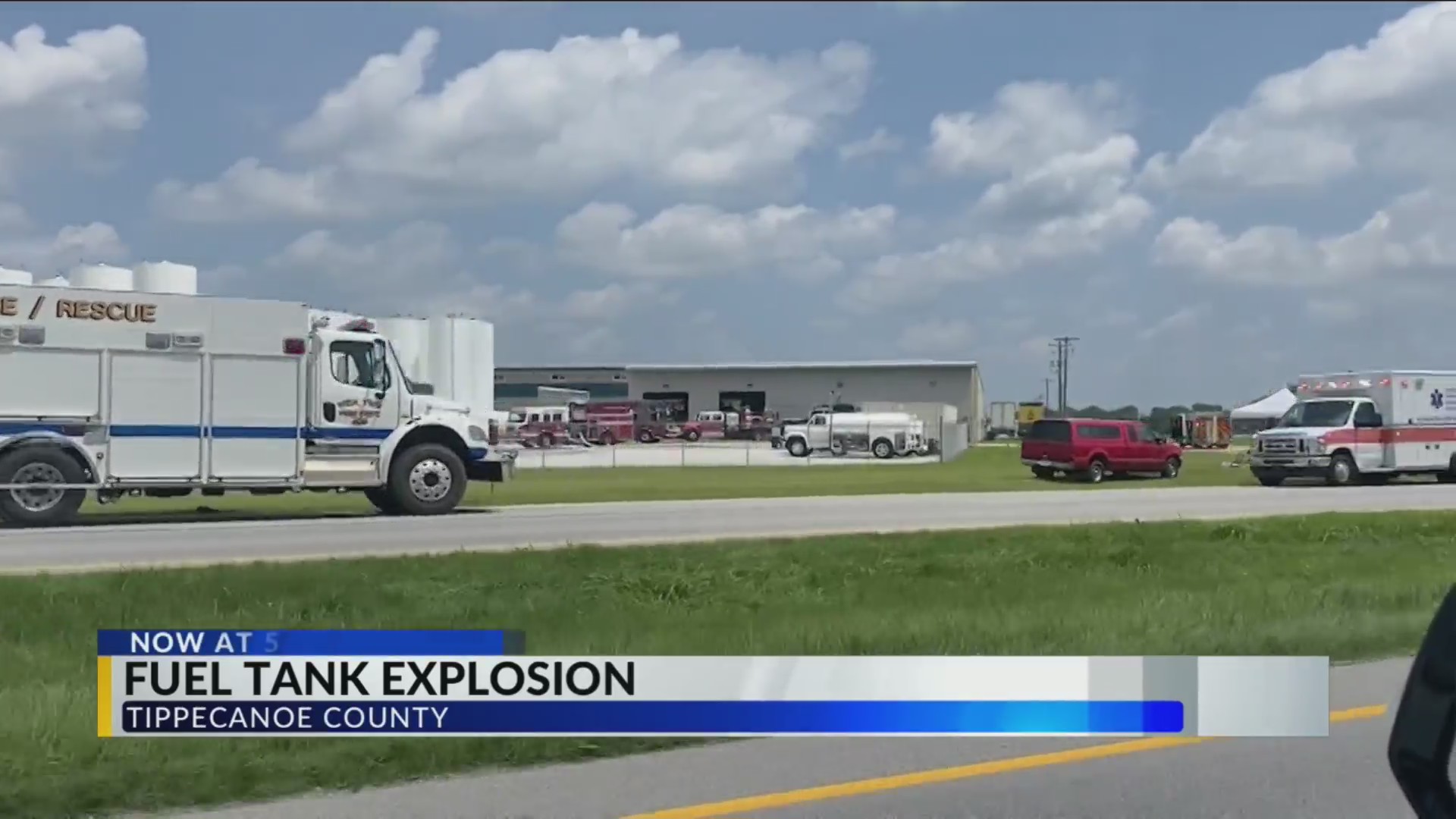 Reported tanker explosion causes road closure in Tippecanoe County – Fox 59
