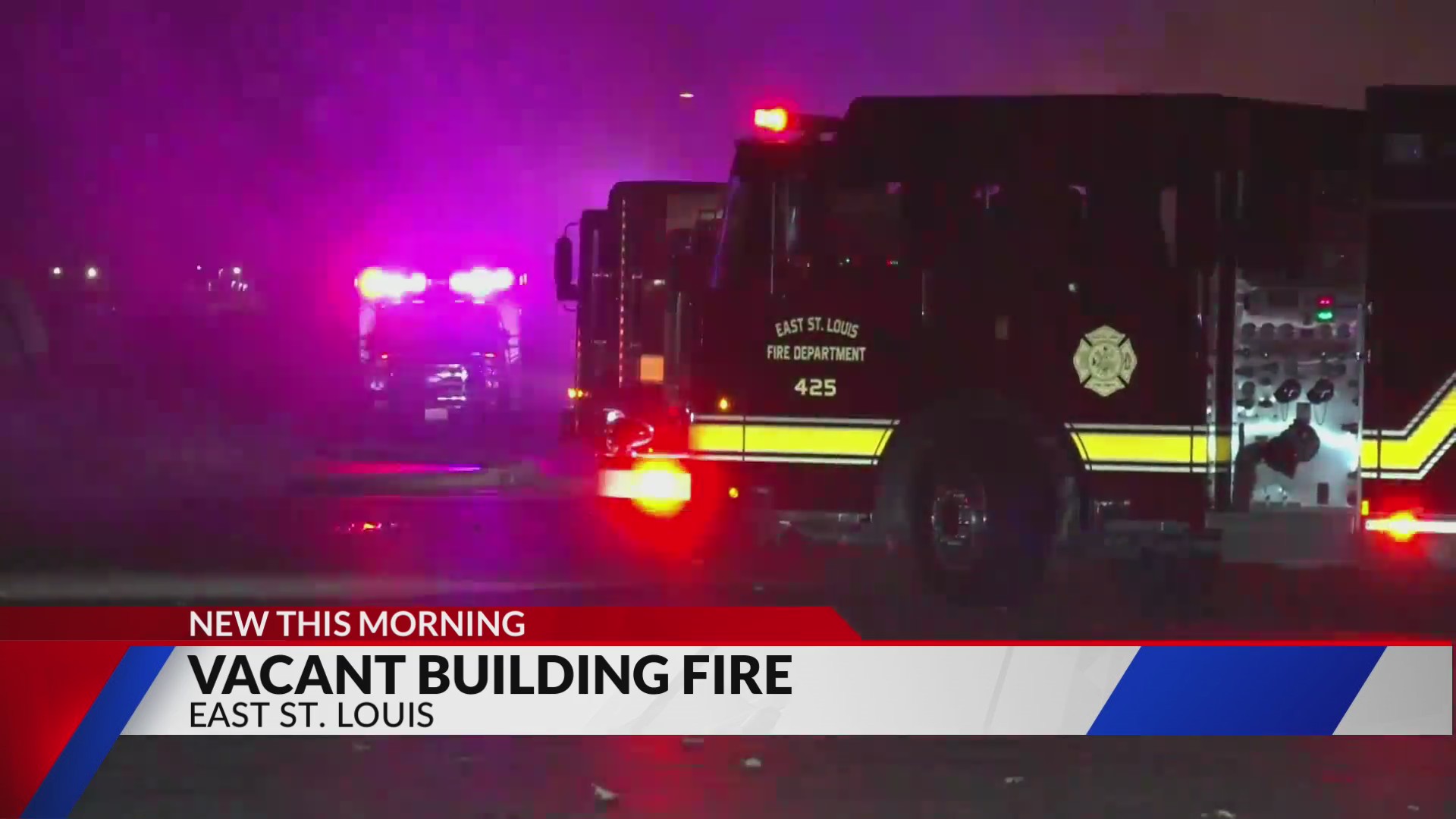 Overnight fire engulfs vacant house in East St. Louis – FOX 2