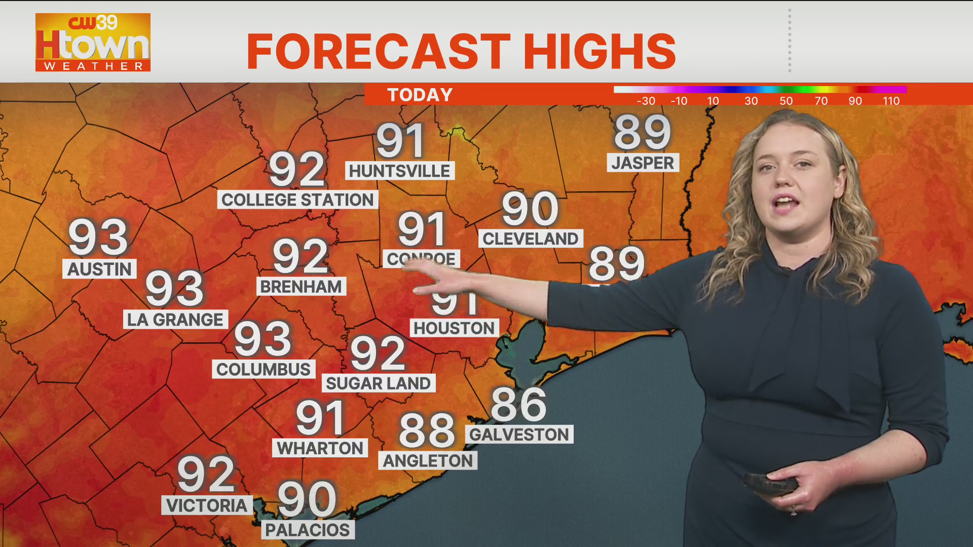 Sunny skies stick around all week for Houston – CW39 Houston
