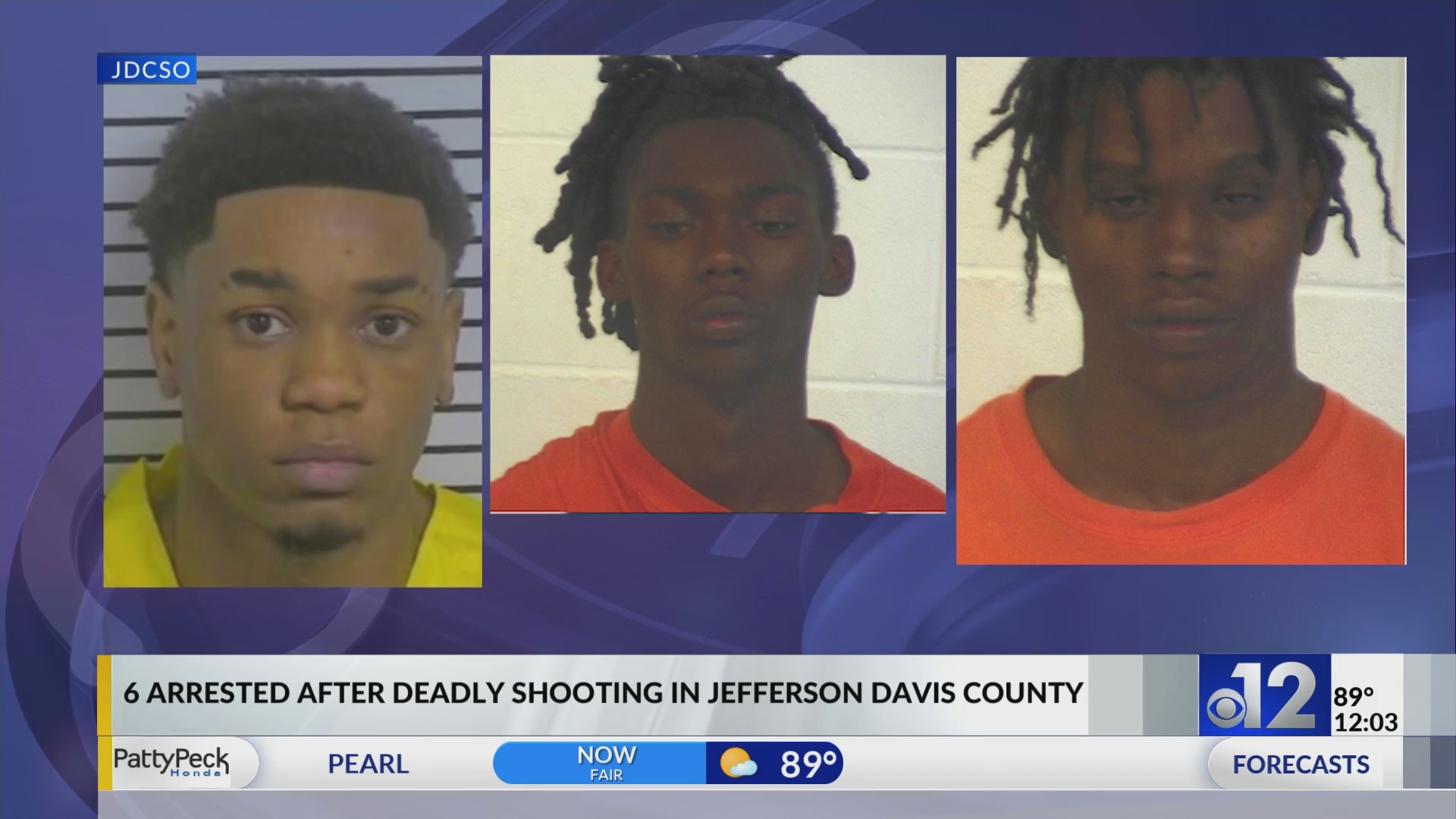 Six arrested after 17-year-old killed in Jefferson Davis County ...