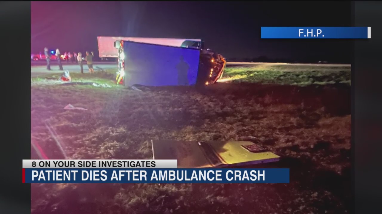 Troopers: Patient dies after ambulance crash in Plant City – WFLA
