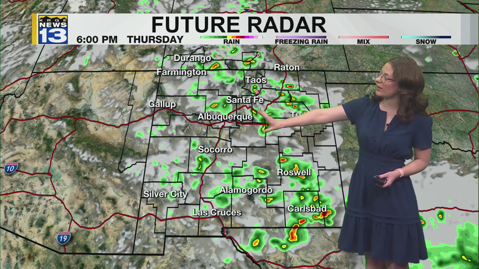 Storms and showers continue – KRQE NEWS 13 – Breaking News, Albuquerque ...
