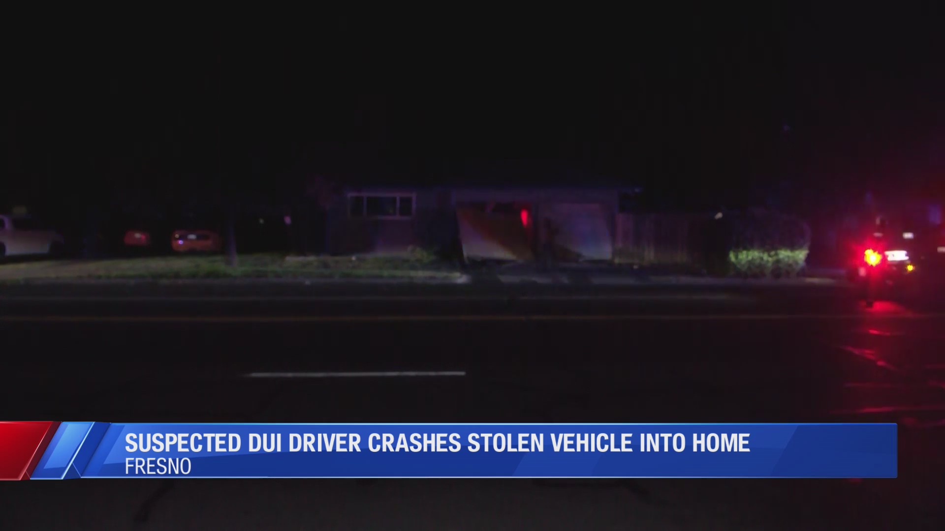 Suspected DUI driver crashes stolen vehicle into Fresno home, police ...