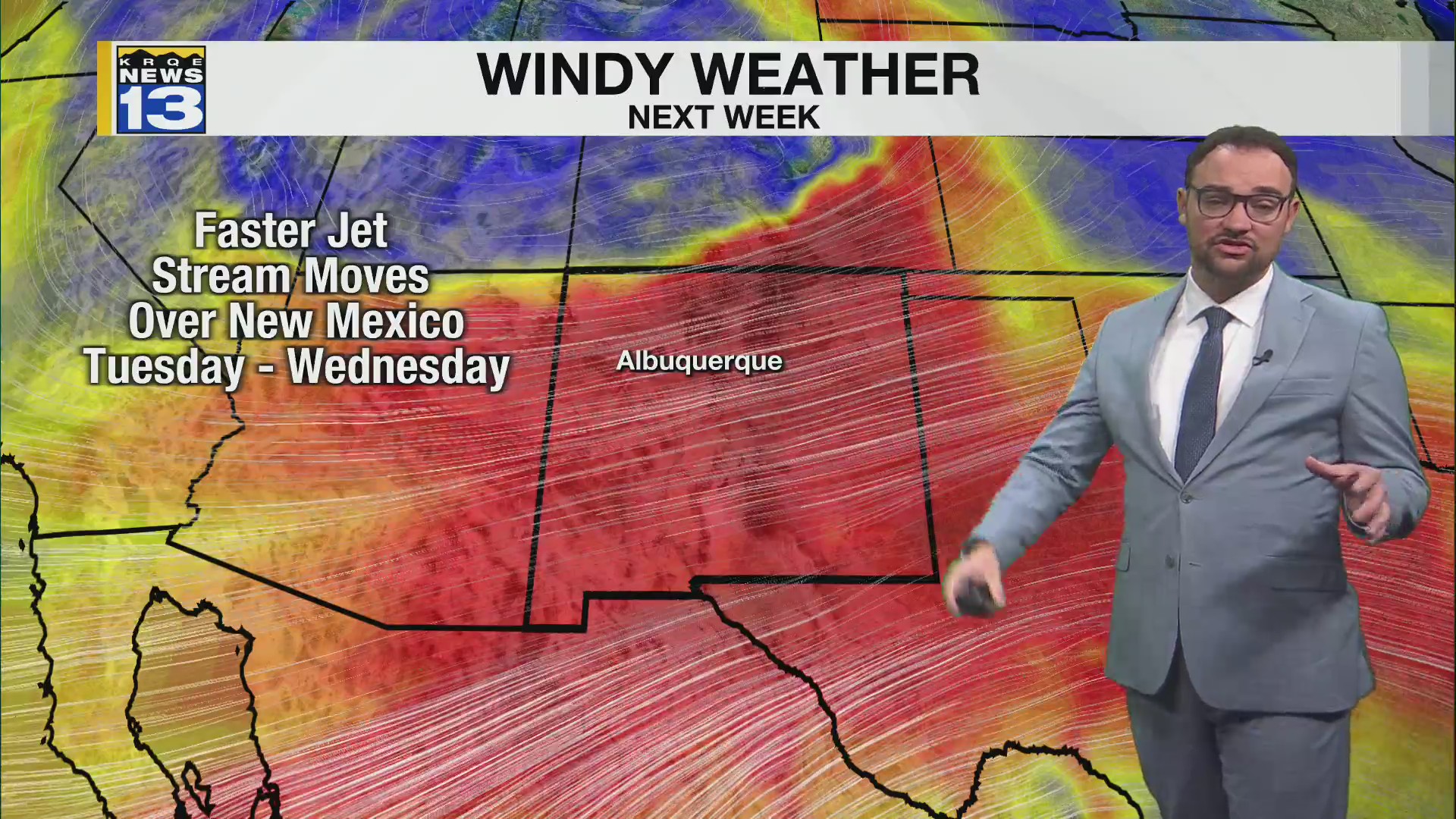 Winds return through the workweek – KRQE NEWS 13 – Breaking News ...