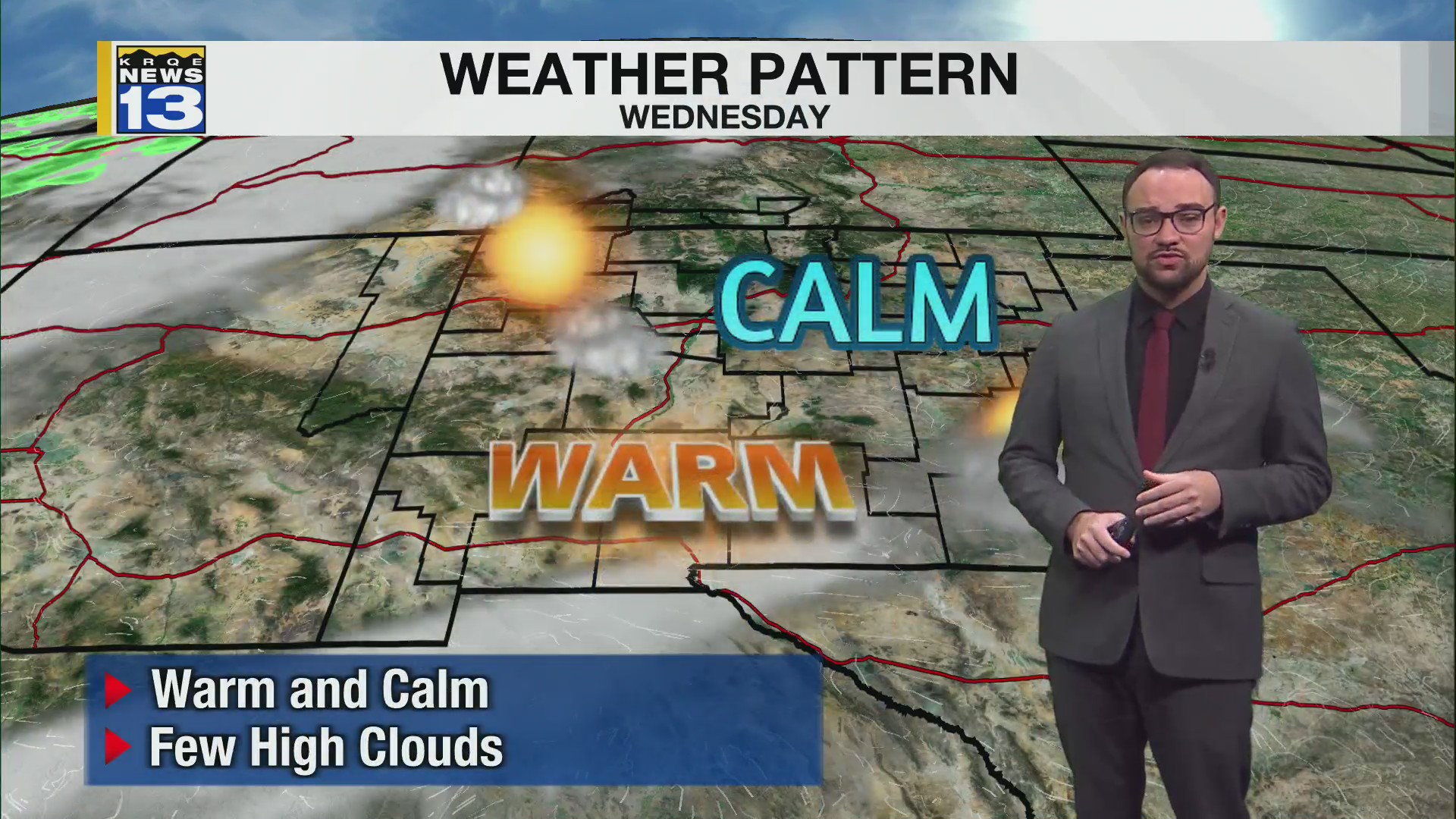 Warmer and dry conditions continue through the week – KRQE NEWS 13 ...