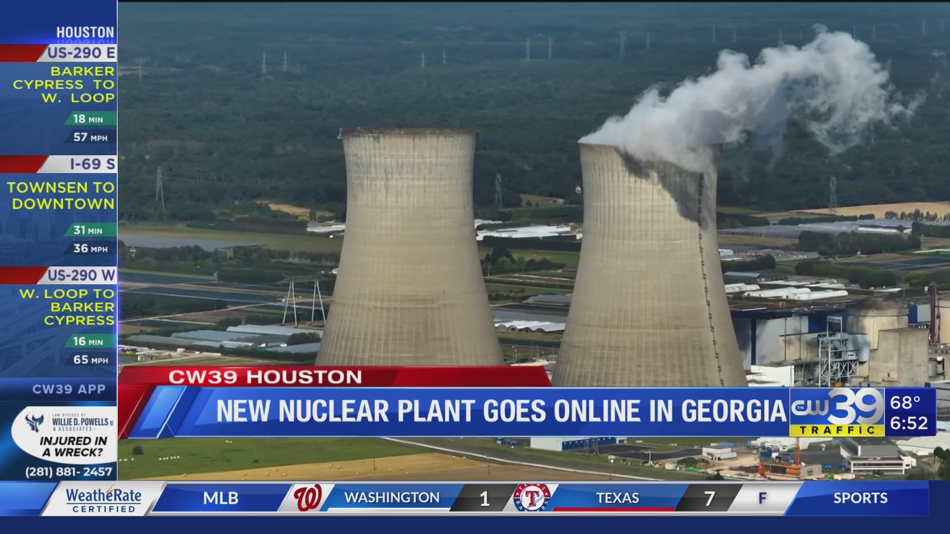 CW39 New Nuclear Plant Goes on line AG and Energy – CW39 Houston