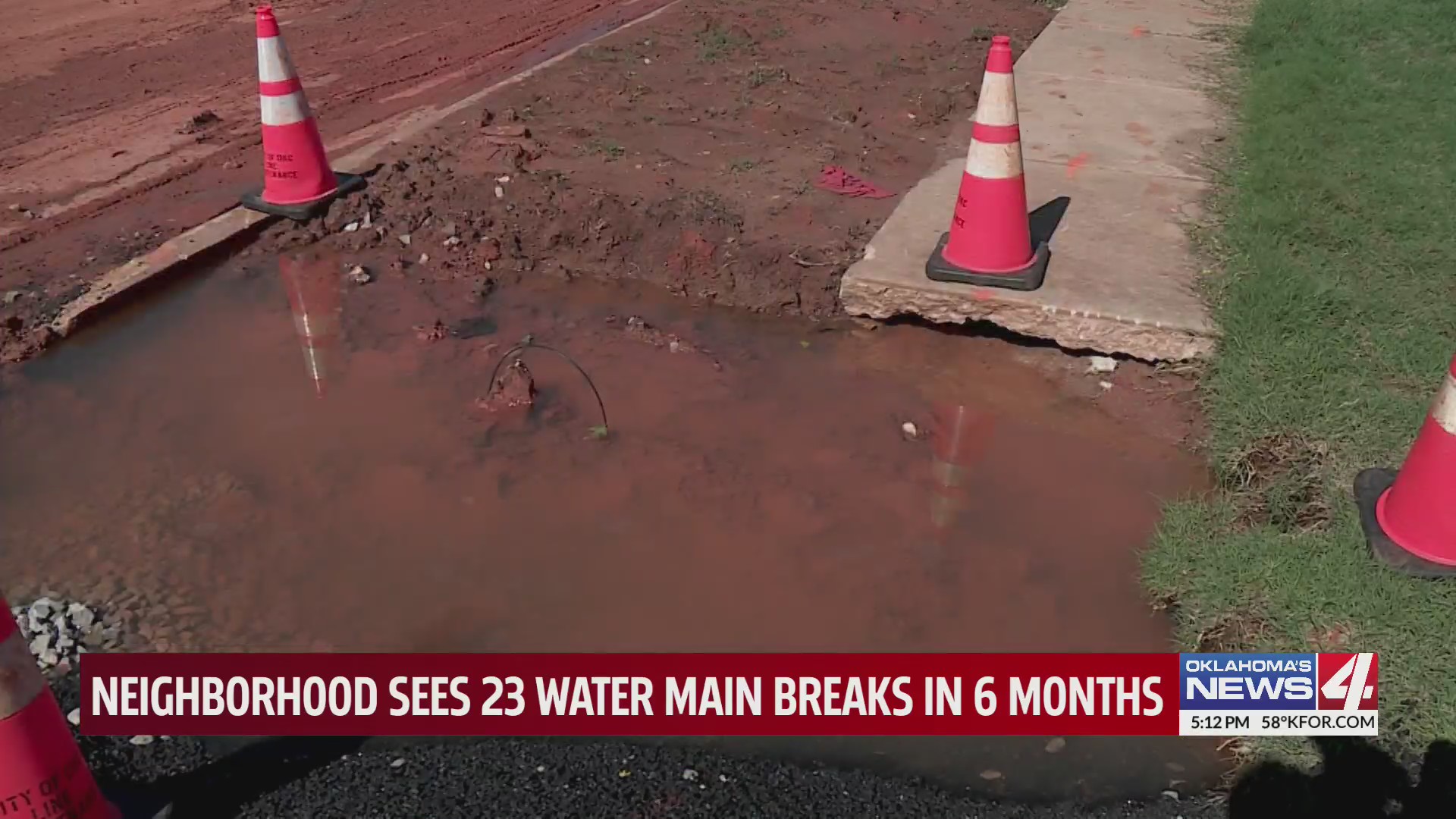 Neighborhood sees 23 water main breaks in 6 months – KFOR.com Oklahoma City
