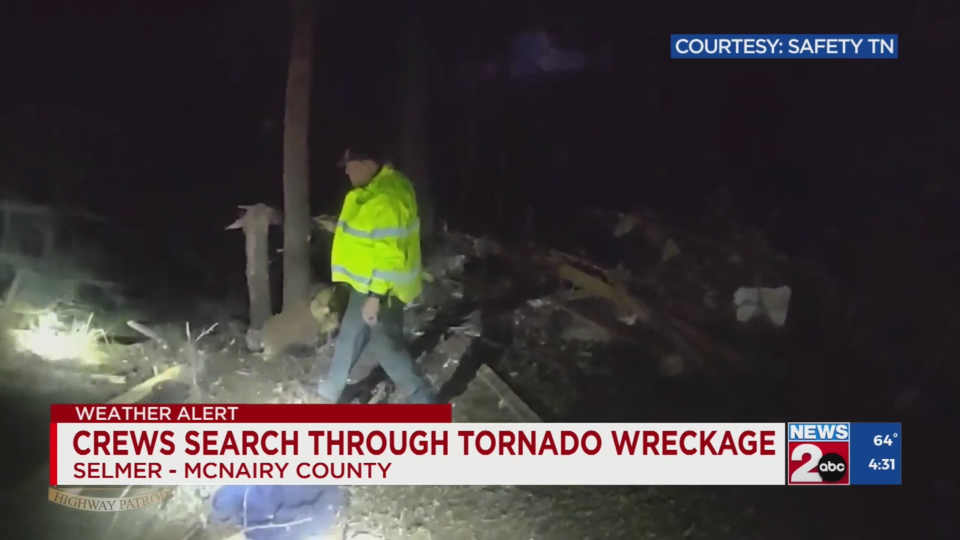 Crews search through tornado wreckage in McNairy County – WKRN News 2