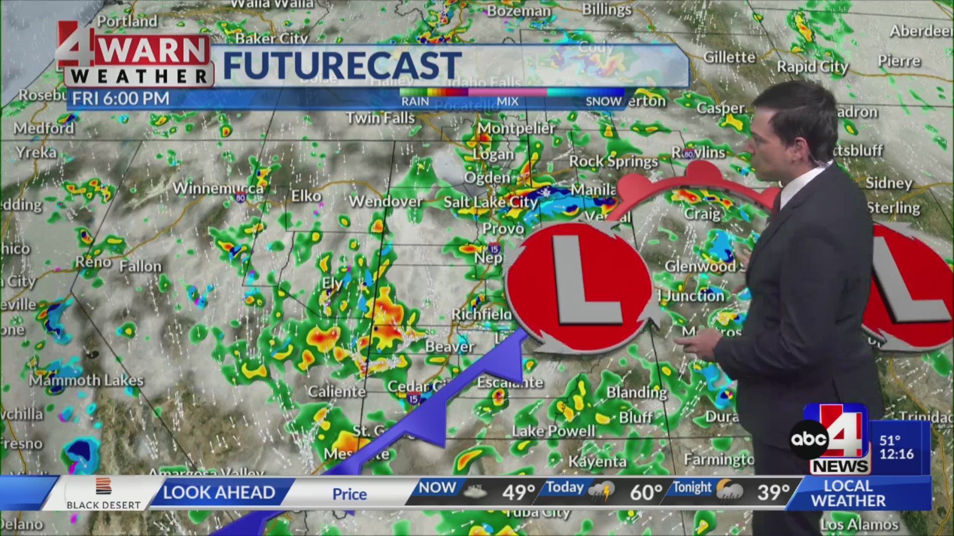 Widespread Showers & Thunderstorms – ABC4 Utah