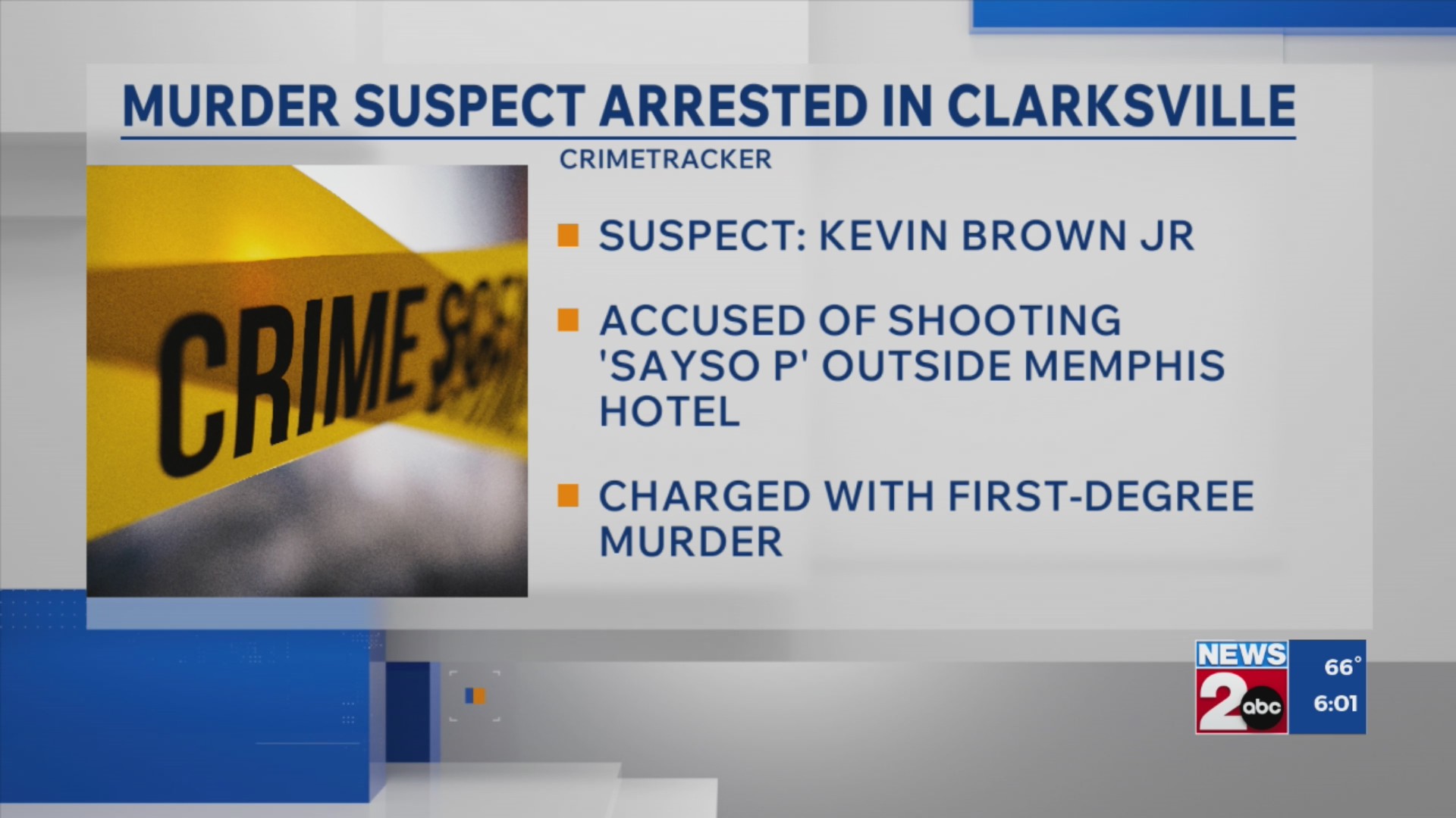 Memphis murder suspect arrested in Clarksville – WKRN News 2